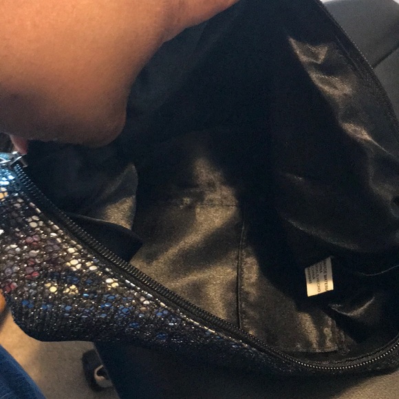 Black and silver shoulder bag - Picture 3 of 5